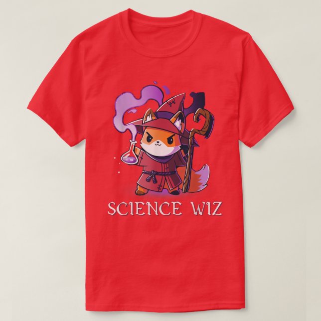 Science Wiz Shirt Funny Alchemist Red Panda Scienc (Design vorne)
