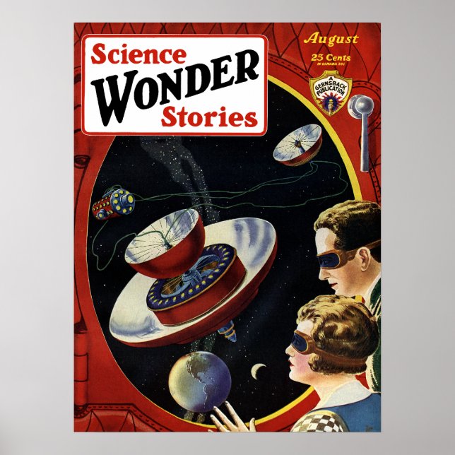 Science Wonder Stories Poster (Vorne)