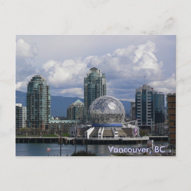Science World, Vancouver, BC Postkarte (Vorderseite)
