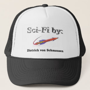 Sciencefiction-Autornhut Truckerkappe