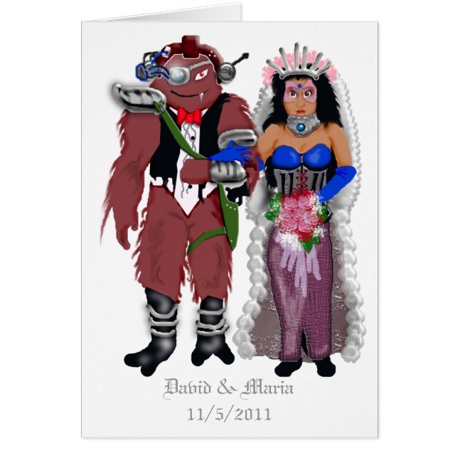 Sciencefiction, die 2 wedding ist (Vorne)