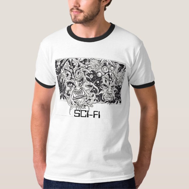 SCIENCEFICTION-GESCHÖPFE T-Shirt (Vorderseite)