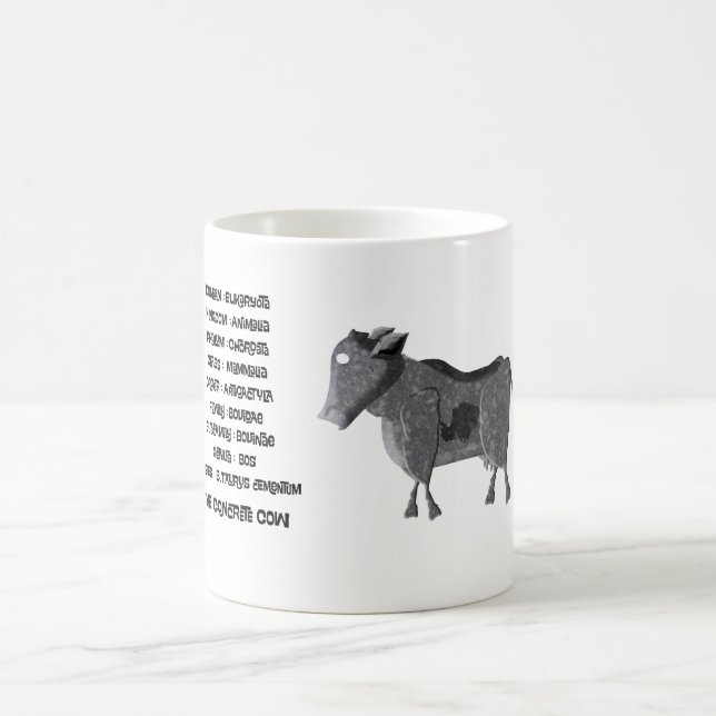 Scientific classification for the concrete cow kaffeetasse (Mittel)