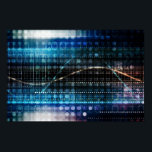 Scientific Research and Genetic DNA Science Poster<br><div class="desc">Scientific Research and Genetic DNA Science Concept</div>