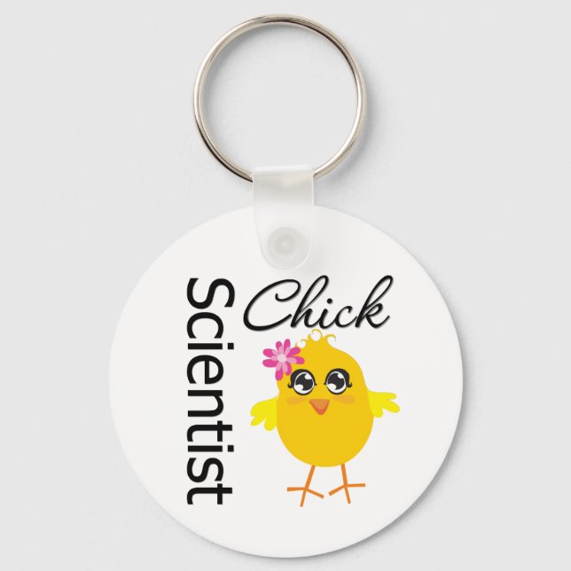 Scientist Chick Schlüsselanhänger (Vorderseite)