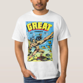 Scifi Alien Comic Comics 80s 70s Retro Vintage T-Shirt