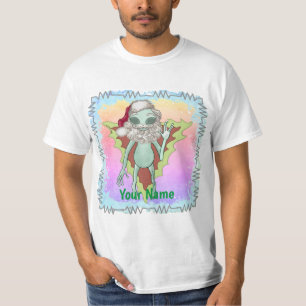 Scifi Alien Weihnachtsmann T-Shirt