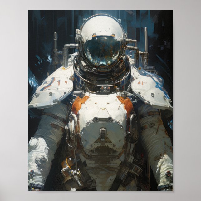 Scifi Art Poster: Arbeiten von John Berkey Poster (Vorne)