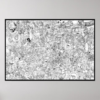 SciFi / Fantasy-Färbung Poster