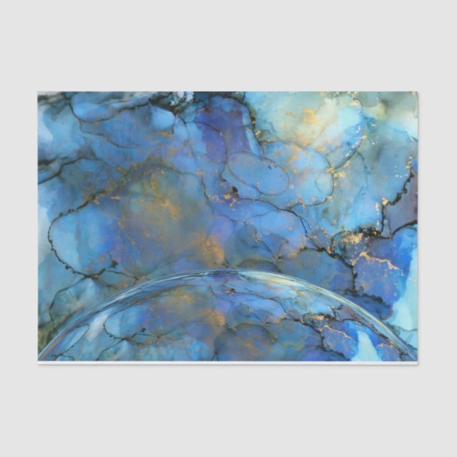 Scifi Farbenfroher oder abstrakter Hintergrund Seidenpapier (Vorderseite)