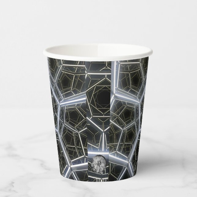 SciFi Multidimensional Paper Cups Pappbecher (Links)