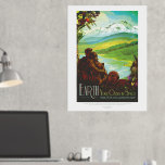 SciFi Travel Ad, Planet Earth Foliendrucke<br><div class="desc">Mit Science Fiction Travel Plakaten können Sie Ihrem Unternehmen oder Ihrer Zuhause ein wenig Zukunft hinzufügen. Sie können eine Quelle der Ermutigung und Inspiration sein und Sie an all die unglaublichen Orte und Erfahrungen erinnern, die der Kosmos für uns bereithält. Diese Plakate unterstreichen die unendlichen Möglichkeiten von Science Fiction und...</div>