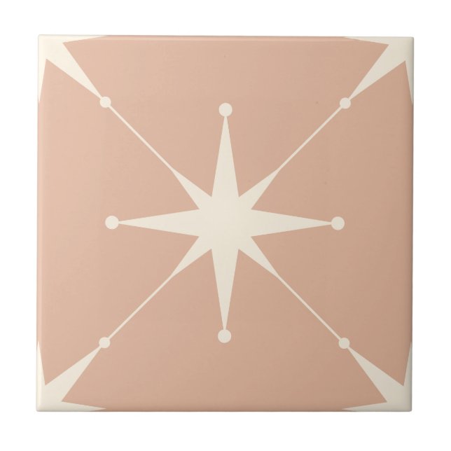 Scintilla beige Star Fliese (Vorderseite)