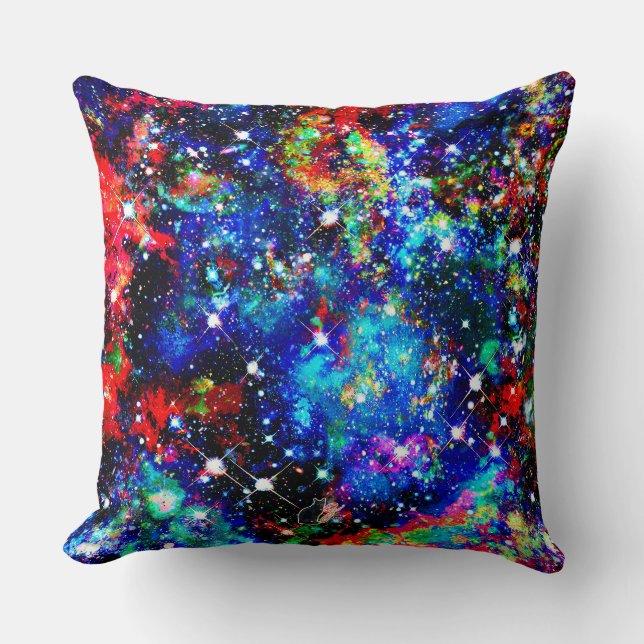 Scintillation Star Field Pillow Kissen (Vorderseite)