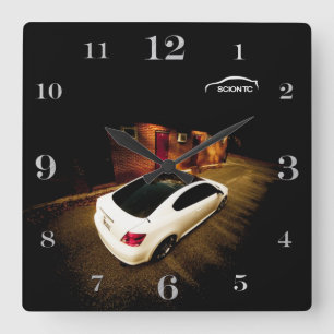 Scion TC Quadratische Wanduhr