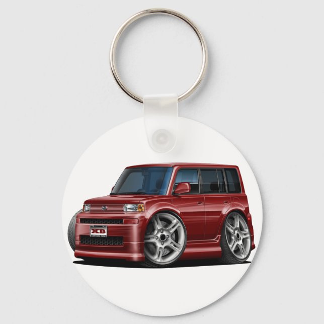 Scion XB Maroon Car Schlüsselanhänger (Vorderseite)