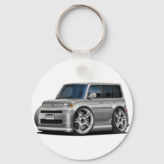 Scion XB Silver Auto Schlüsselanhänger (Vorderseite)