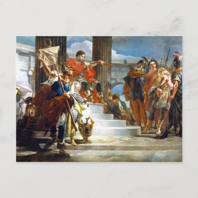 Scipio Africanus Freeing Massiva, Öl auf Leinwand, Postkarte (Vorderseite)