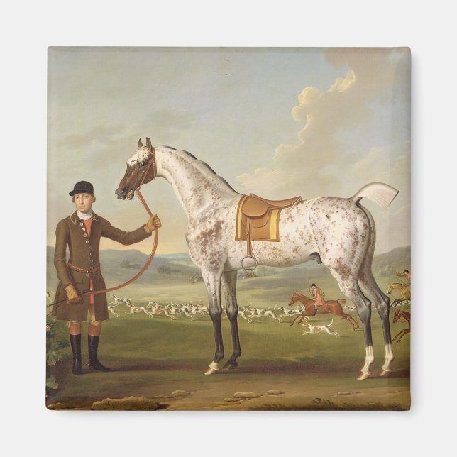 Scipio, Gepunkteter Jäger von Oberst Roche, c.1750 Magnet (Vorne)