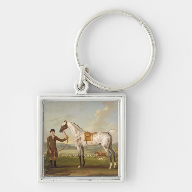 Scipio, Oberst Roches Spotted Hunter, c.1750 (oi Schlüsselanhänger (Vorne)