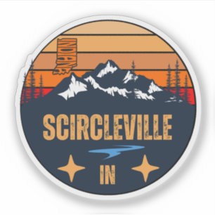 Scircleville, Indiana Aufkleber