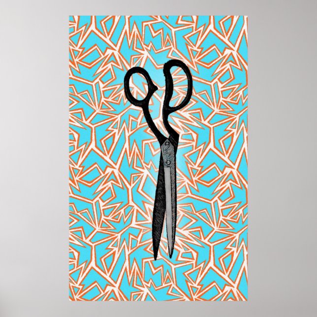 Scissor Art Poster (Vorne)