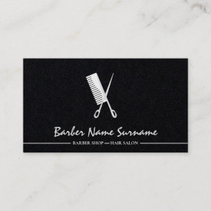 Scissor Hair Comb Barber Shop Original Creative Visitenkarte