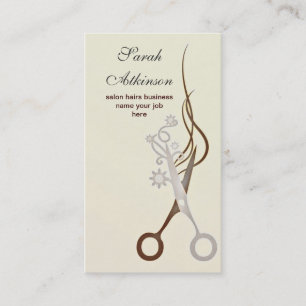 scissors Friseurfriseur-Haar-Visitenkarte Visitenkarte