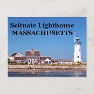 Scituate Lighthouse, Massachusetts Carte Postale
