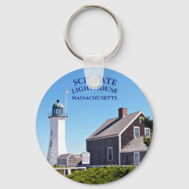 Scituate Lighthouse Massachusetts Schlüsselanhänge Schlüsselanhänger