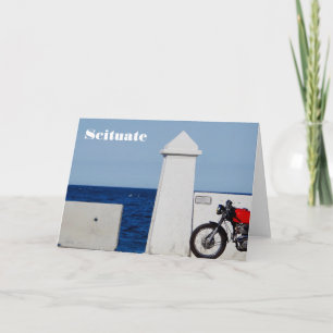 Scituate Massachusetts Grußkarte Karte