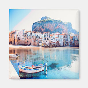 SCL002 CEFALALE - Panorama - Sizilien - Italien - Magnet