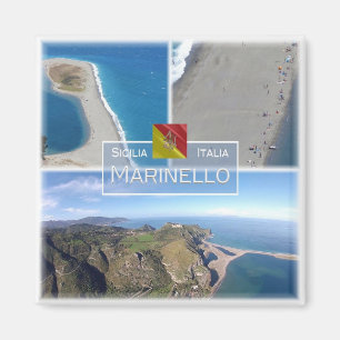 SCL007 MARINELLO, Naturreservat, Mosaik, Kühlschra Magnet