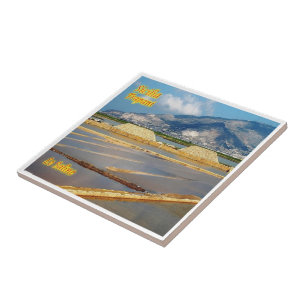 SCL058 TRAPANI Le Saline, Sizilien, Fliese