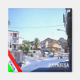 SCL071 RAVANUSA, Sizilien, Italien, Kühlschrank Magnet
