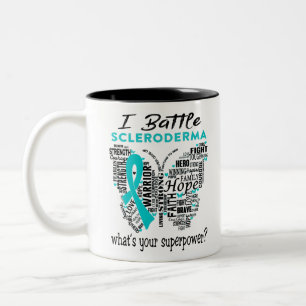 Scleroderma Awareness Month Ribbon Gifts Zweifarbige Tasse