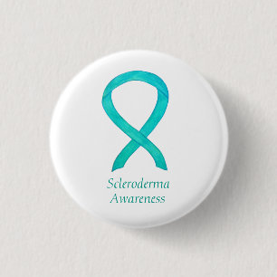 Scleroderma Awareness Ribbon Custom Buttons