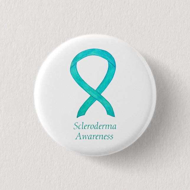 Scleroderma Awareness Ribbon Custom Buttons (Vorderseite)
