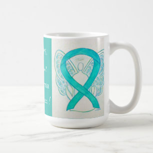 Scleroderma Awareness Ribbon Engel Custom Tasse