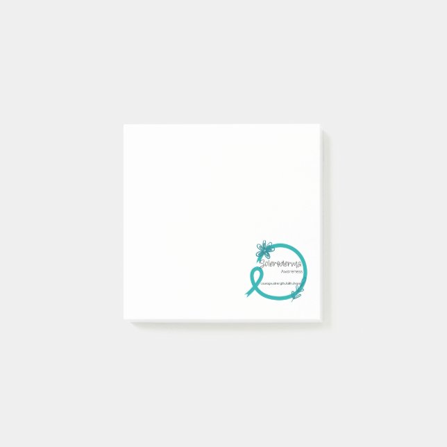 Scleroderma-Bewusstseinsnotizen Post-it Klebezettel (Vorderseite)