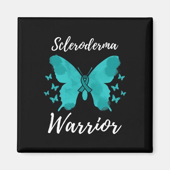 Scleroderma-Krieger Scleroderma-Bewusstsein  Magnet (Vorne)