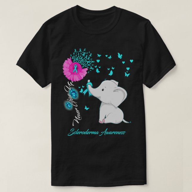Scleroderma Ribbon Geschenke T-Shirt (Design vorne)