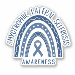 Sclérose latérale amyotrophique ALS Sticker arc-en