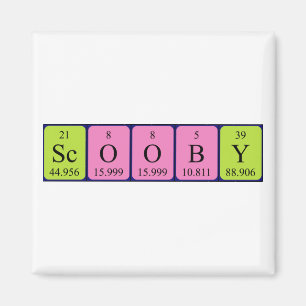 Scoby Periodenmagnet Magnet