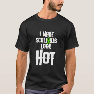 Scoliose Awareness Hot Scoliotic Warrior Survivor T-Shirt