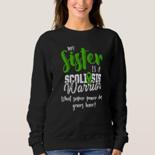 Scoliose-Bewusstsein Scoliotic Warrior Survivor 1 Sweatshirt