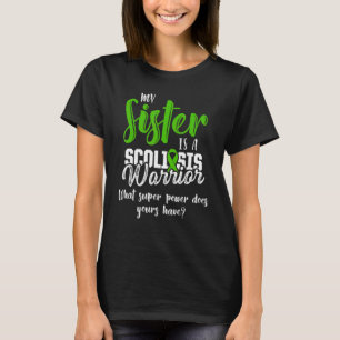 Scoliose-Bewusstsein Scoliotic Warrior Survivor 7 T-Shirt