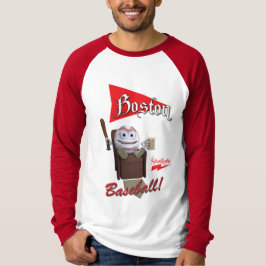 Scolletta "Boston Baseball!" Long Sleeve Raglan T-Shirt