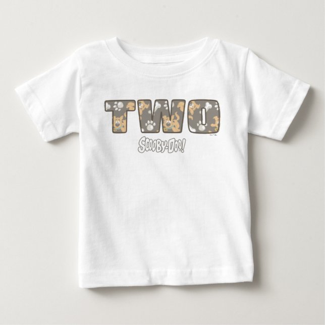 Scooby-Doo 2 Geburtstag Baby T-shirt (Vorderseite)