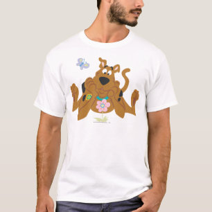 Scooby-Doo Admiring Flower T-Shirt